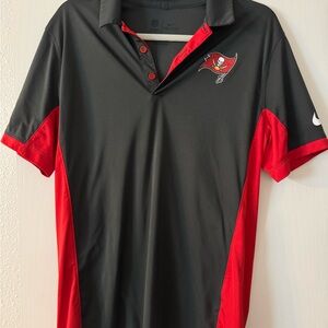Nike Men's Polo Shirt-Tampa Bay Buccaneers in Black and Red